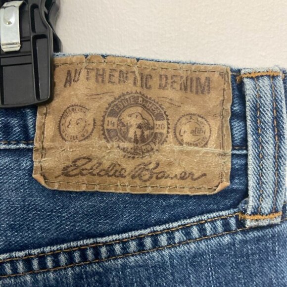 Eddie Bauer Jeans Men's 40x30 (act 40x29) Medium Wash Straight Leg Blue Denim - Picture 3 of 5